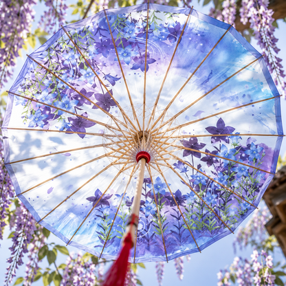 LunchMuse Artisan Silk Parasol